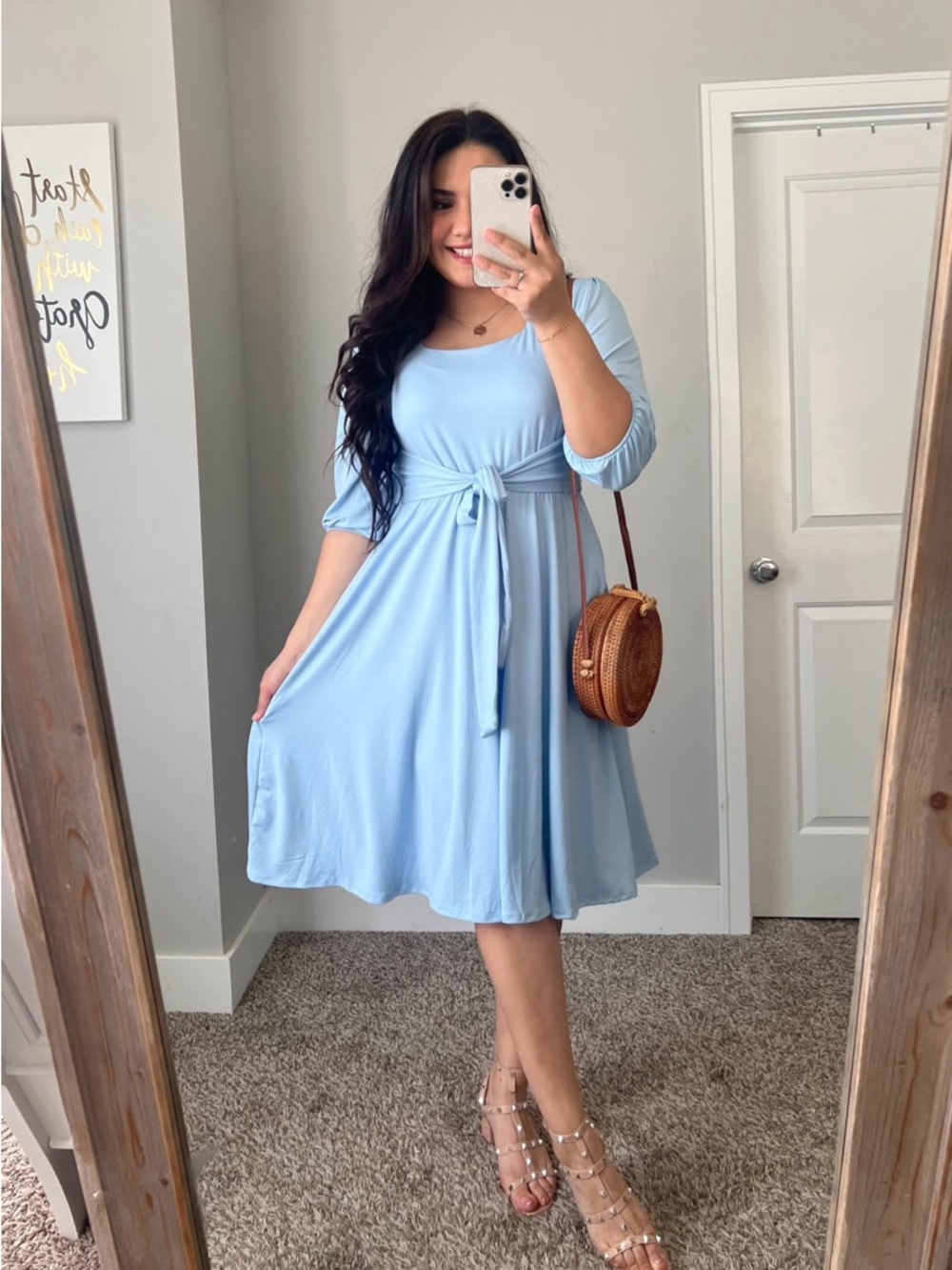 THE DARLING STYLE sky blue dress